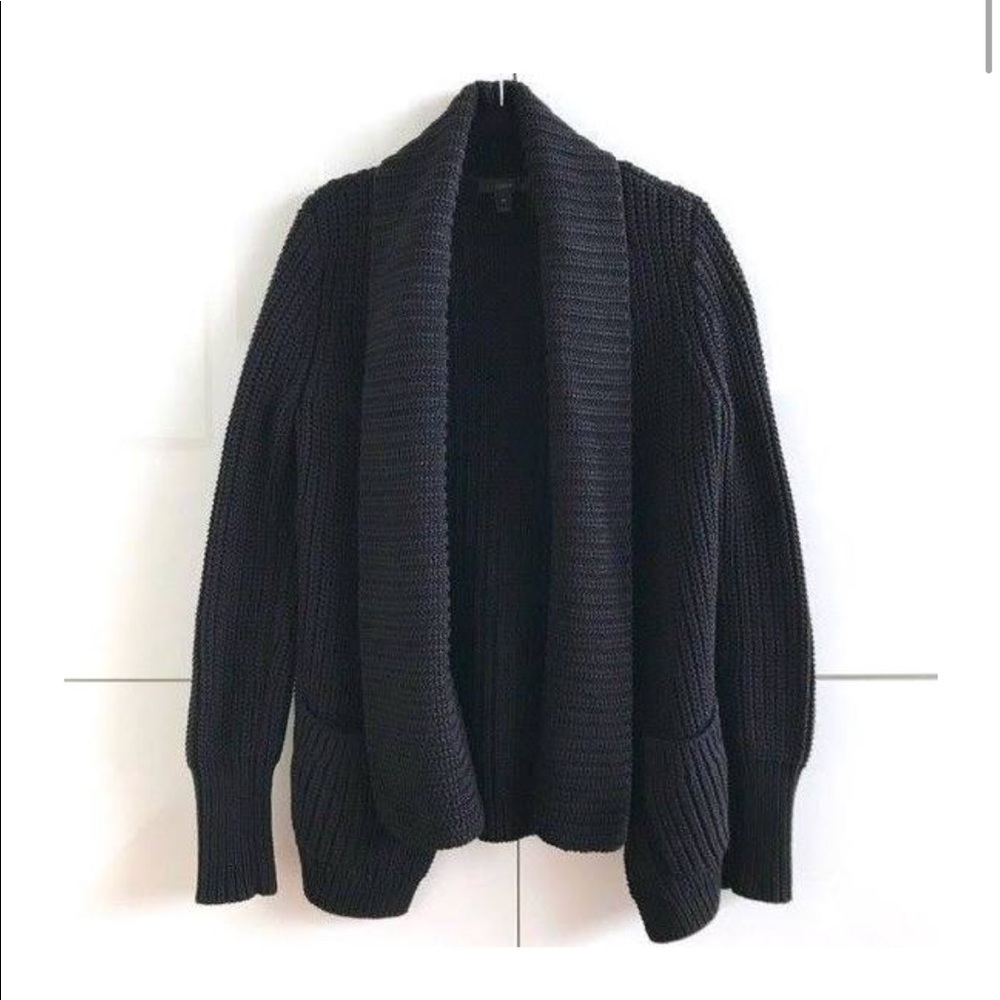 JCrew Thick Cable knit Cardigan Sweater